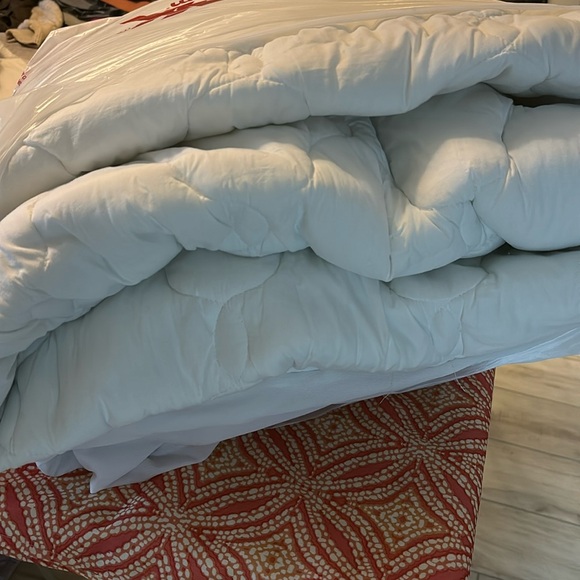 TEXARTIST King Cooling Mattress Topper Pillow Top Mattress Cover EUC - Picture 1 of 10